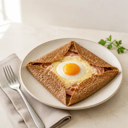 Galette de sarrasin complète (jambon/fromage/oeuf)