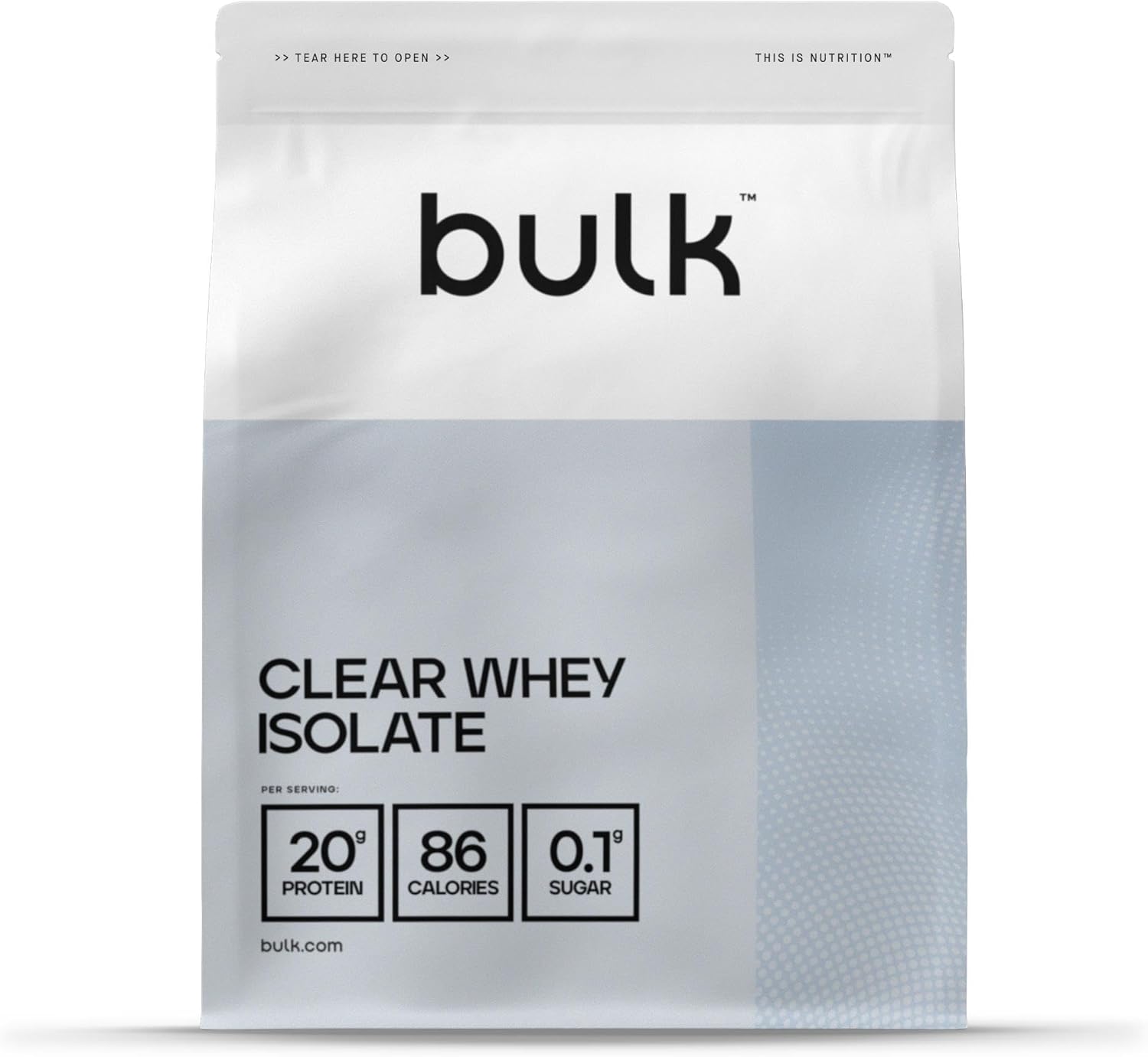 Clear Whey Isolate, Shake protéiné rafraîchissant, Protéine en Poudre, Rafraichissant et Fruité, Framboise Bleu, 500 g, 20 Portions Framboise Bleu 20 Portions (Lot de 1)