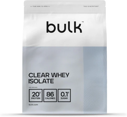 Clear Whey Isolate, Shake protéiné rafraîchissant, Protéine en Poudre, Rafraichissant et Fruité, Framboise Bleu, 500 g, 20 Portions Framboise Bleu 20 Portions (Lot de 1)