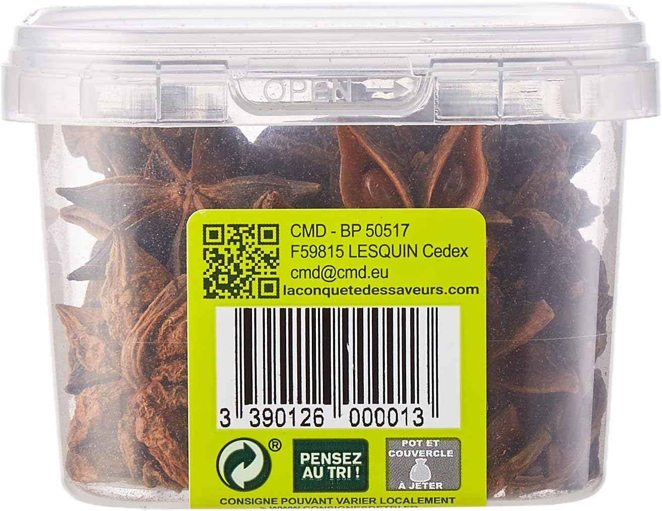 Badiane entière (Anis étoilé) 40 gr 40 g (Lot de 1)