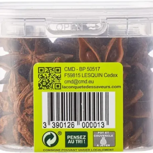 Test Badiane entière 40 g La Conquête des Saveurs : l’anis étoilé qui fait le job pour la cuisine et la déco