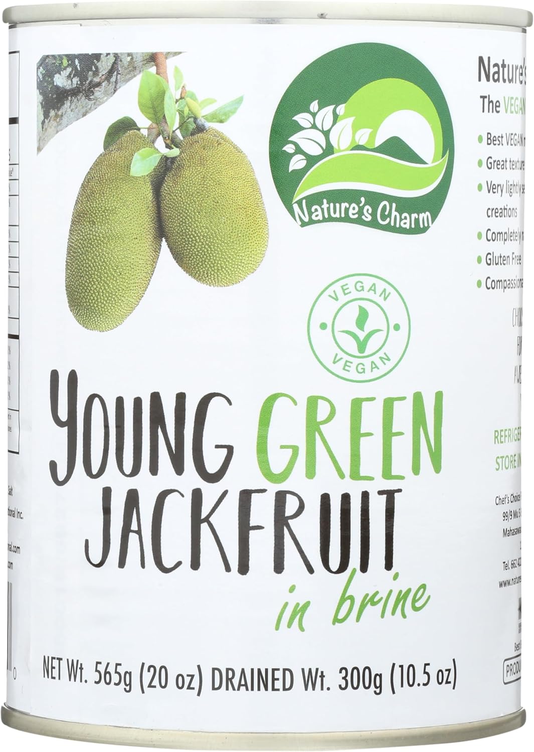 Le charme de la nature - Jeune Jacquier vert en saumure - 20 oz.
