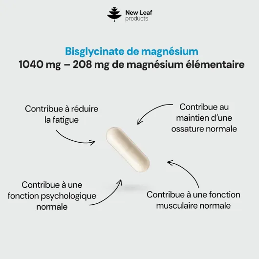 Magnesium Glycinate - 360 High Strength Capsules Pure Magnesium - 1040mg Providing 208mg Elemental Per Serving - Bones, Muscle Health, Vegan, UK Made 360 pièces (Pack de 1)