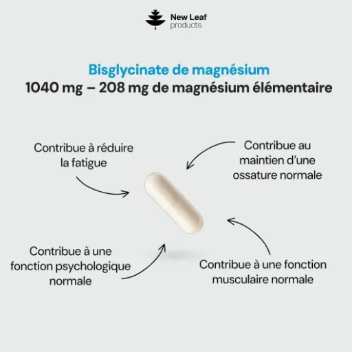 Test Magnesium Glycinate New Leaf : un magnésium simple, costaud et sans chichi