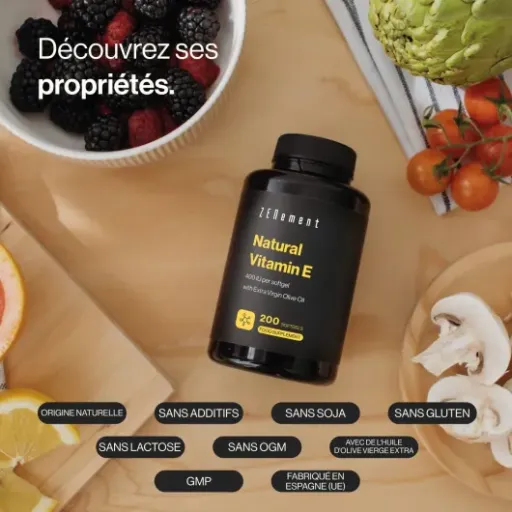 Test Vitamine E Naturelle Zenement 400 UI : des gélules simples, bien dosées, qui font le job sur la durée