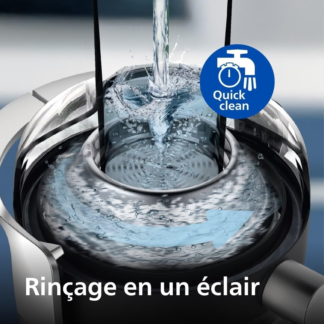 Extracteur de Jus Série 3000 – Centrifugeus avec cheminée XXL, Technologie FiberBoost, QuickClean, Capacité de 2L, puissance de 1100W, pour Jus Lisse ou avec Pulpe, métal (HR1921/20) 2.1 litres 1100 W
