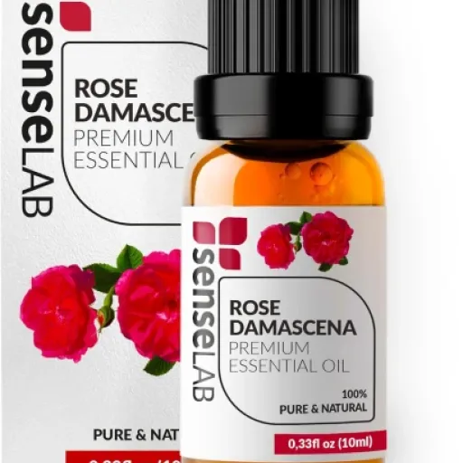 Test SenseLAB Huile essentielle de Rose de Damas : ça sent bon la rose, mais pas la rose de luxe