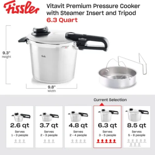 Test Fissler Vitavit Premium 6L : l'autocuiseur costaud mais pas donné